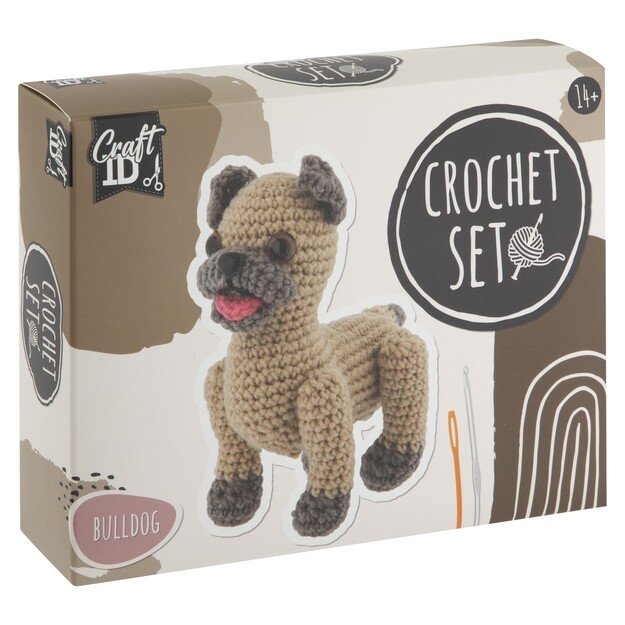 Craft ID - Crochet kit - Bulldog (CR1714)