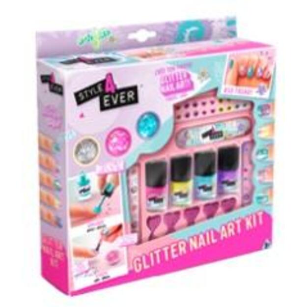 STYLE 4 EVER - Glitter Nail Art Kit (194)