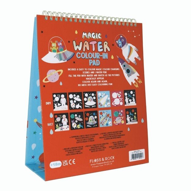 FLOSS & ROCK - Space Easel Watercard and Pen  - (43P6392)