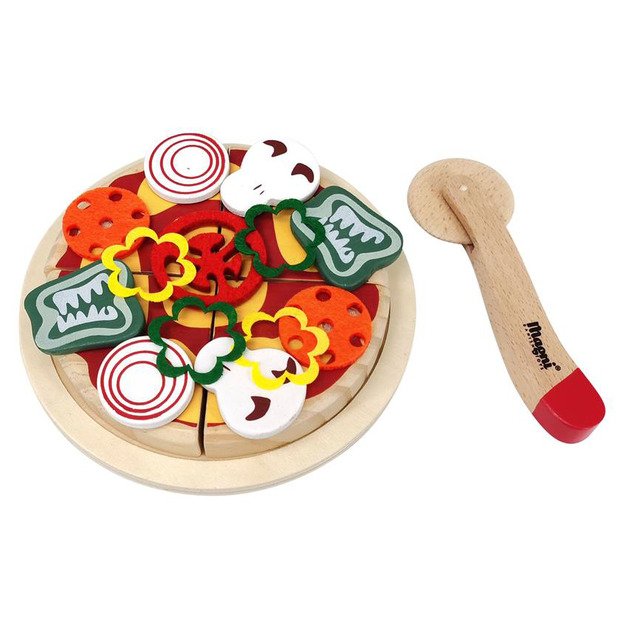 Magni - Wooden pizza with accessories  -2750