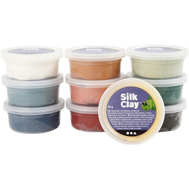 Silk Clay - Dusty Colours 10 x 40 g (79154)