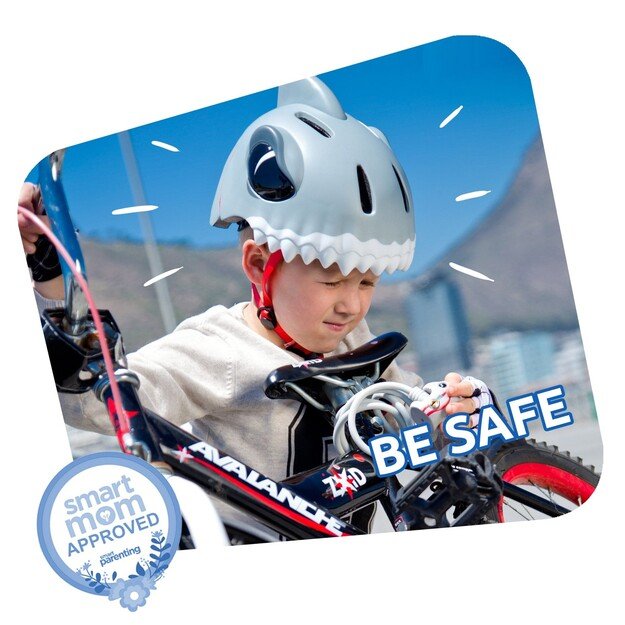 Crazy Safety - Shark Bicycle Helmet - Black (100501-06-01)