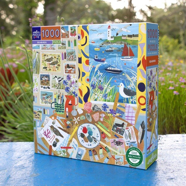 eeBoo - Puzzle 1000 pcs - Seabirds - (EPZTSAB)