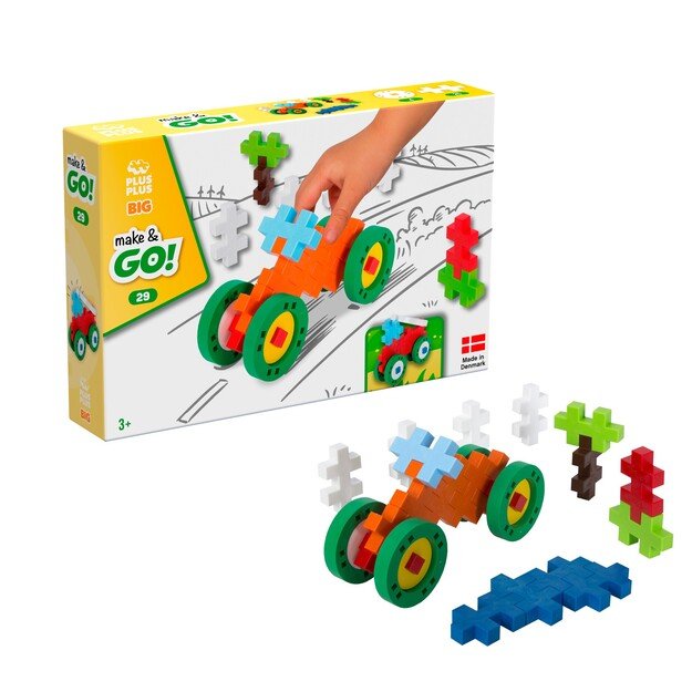 Plus-Plus - BIG Make & Go! - Motorcycle 29 (3423)