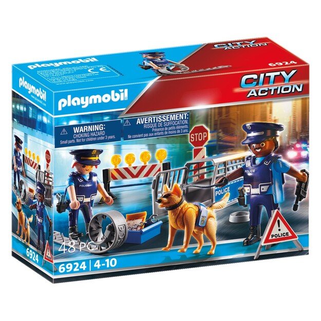 Playmobil - Police Roadblock (6924)