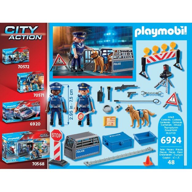 Playmobil - Police Roadblock (6924)