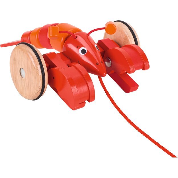 GOKI - Pull-along animal Lobster Rüdiger - (54904)