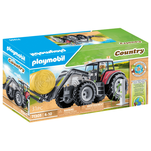 Playmobil - Large Tractor with Accessories (71305)