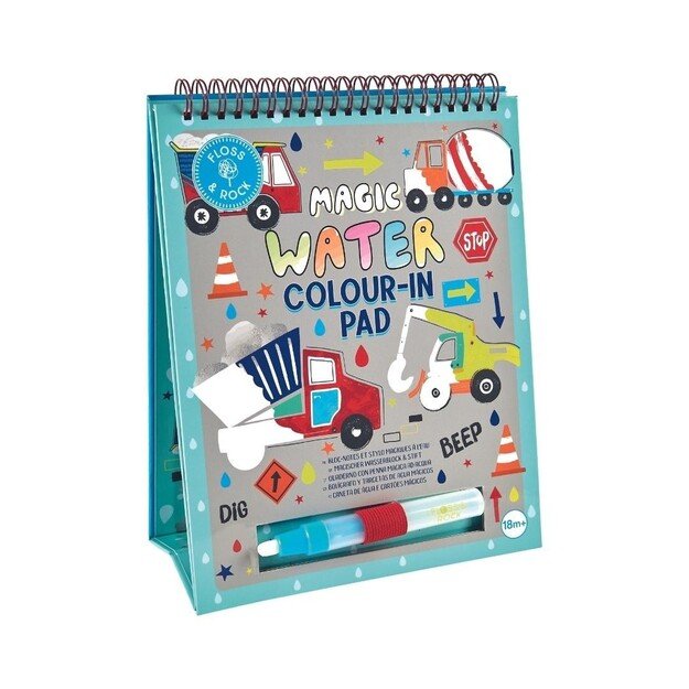 FLOSS & ROCK - Construction Easel Watercard and Pen - (44P6438)