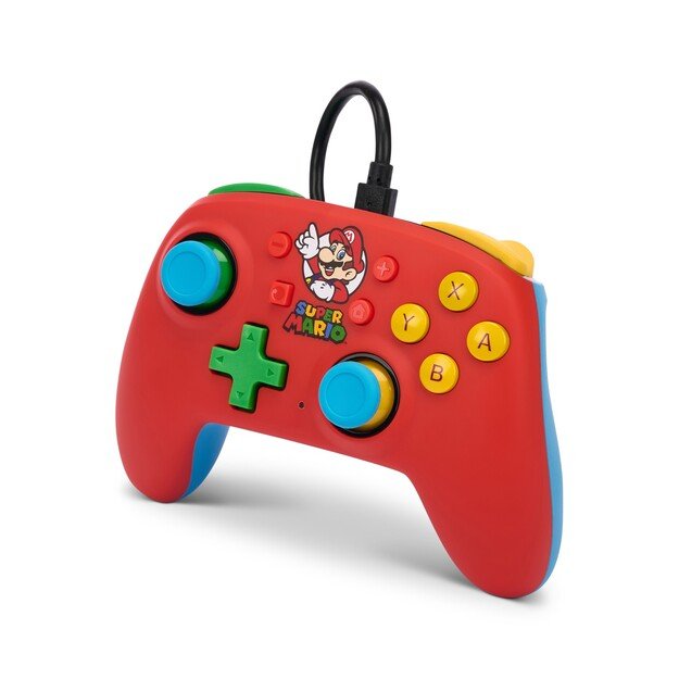 PowerA Nano Wired Switch Controller - Mario Medley /Nintendo Switch