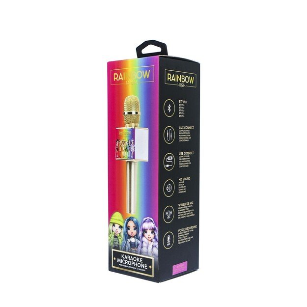 OTL - Karaoke microphone with speaker - Rainbow High (RH0929)