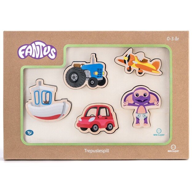 Fantus - Wooden puzzle with vehicles (112064)