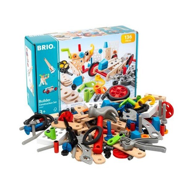 BRIO - Builder Construction Set - 136 pieces (34587)