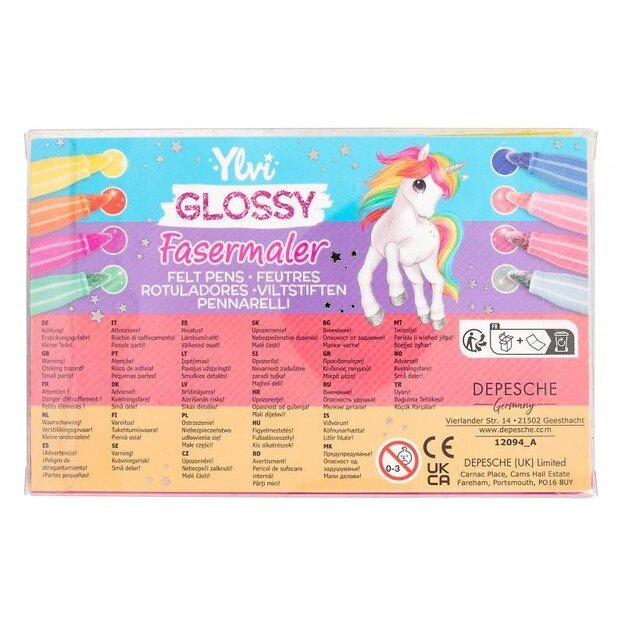 Ylvi - Glossy Felt Pen Set ( 0412094 )