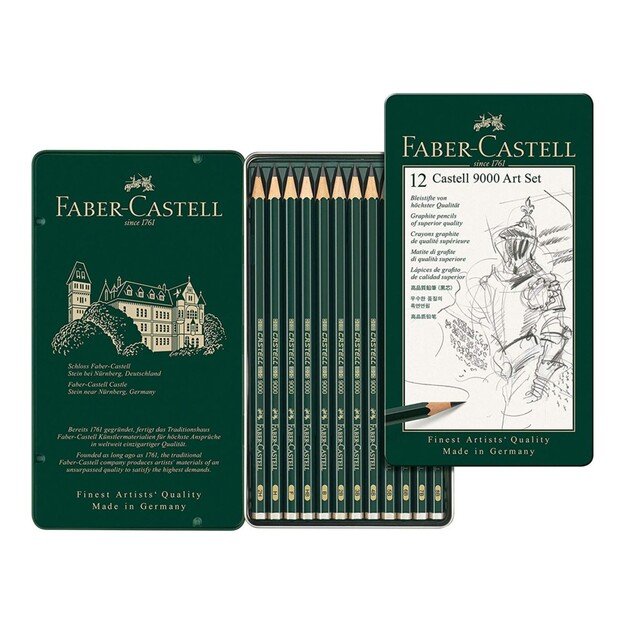 Faber-Castell - Graphite pencil Castell 9000 Art set (119065)