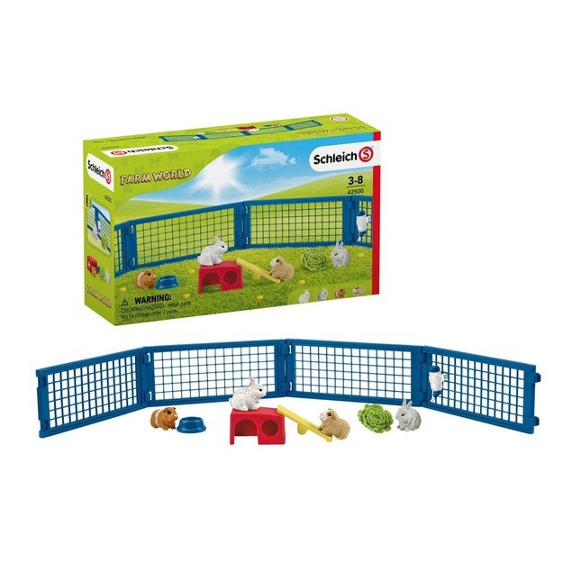 Schleich - Farm World - Rabbit and Guinea Pig Hutch (42500)