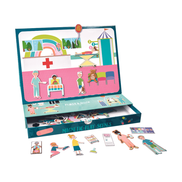 FLOSS & ROCK - Happy Hospital Magnetic Play Scenes - (44P6450)