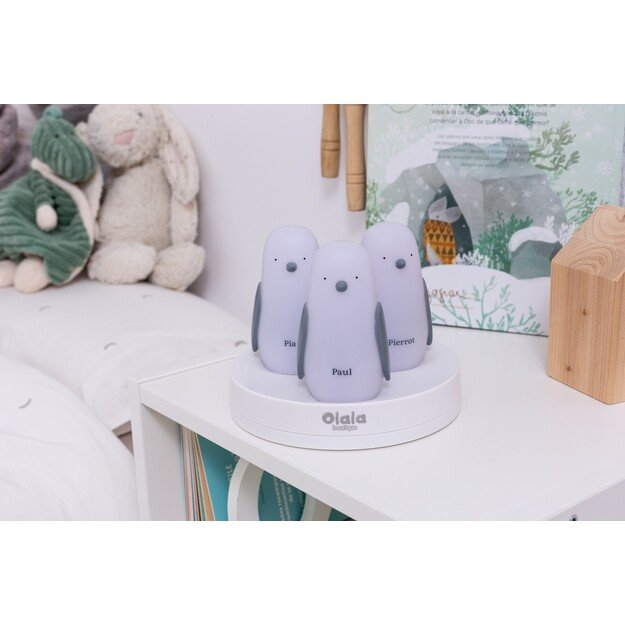 Olala Boutique - Nightlight Trio - Penguin in White ( OL-GR20 )