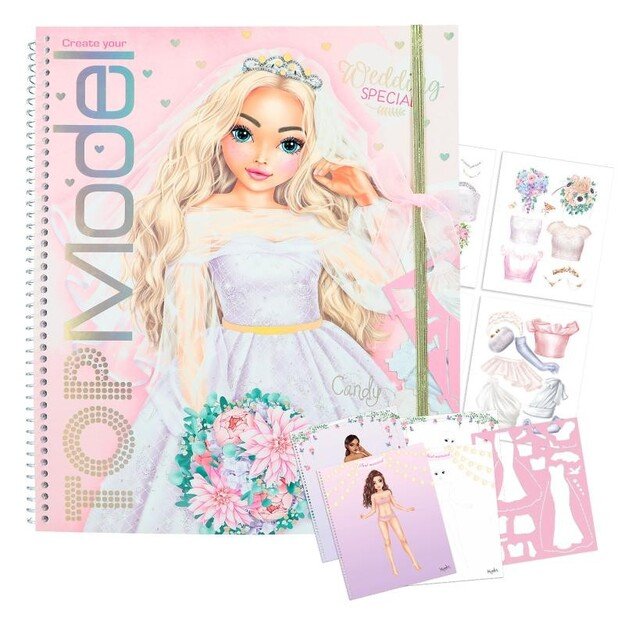 Create your - Wedding Special TOPModel Colouring Book - ( 0412393 )