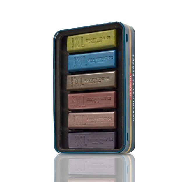 Derwent - Graphitint Xl Blocks Tin Of 6 (601055)