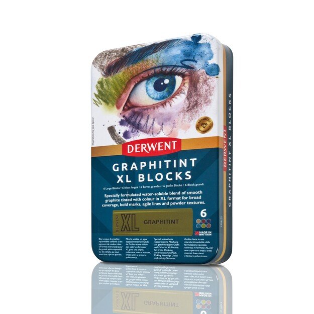 Derwent - Graphitint Xl Blocks Tin Of 6 (601055)