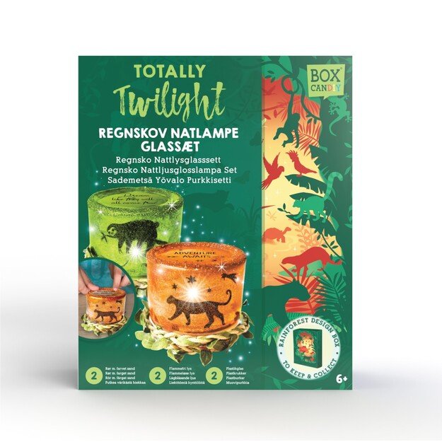 BOX CANDIY - Night Light Jars - Totally Twilight Rainforest - (BC-1940)