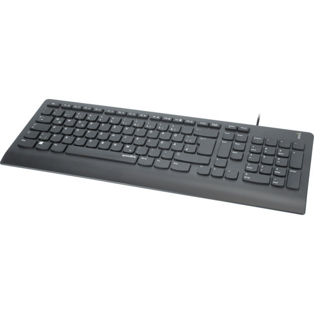 Speedlink - HI-GENIC Antibacterial Keyboard, black - DE Layout