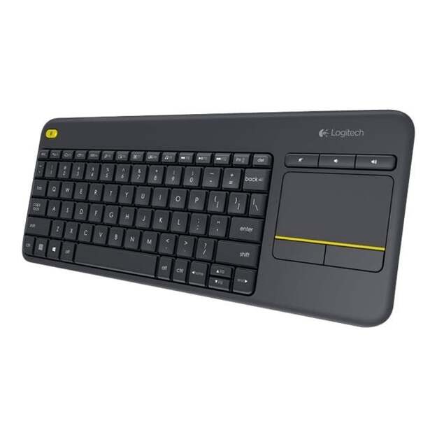 Logitech Wireless Touch Keyboard K400 Plus Black 