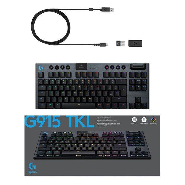 Logitech - G915 TKL Tactile Gaming Keyboard