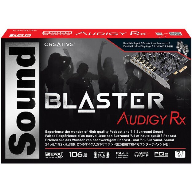 Creative - Sound Blaster Audigy RX PCIe Soundcard