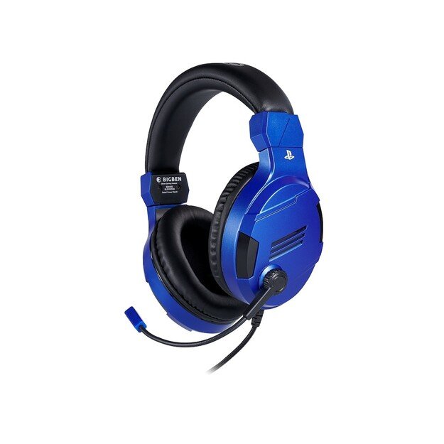 BigBen Interactive PS4 Gaming Headset V3 - Blue - Headset - Sony