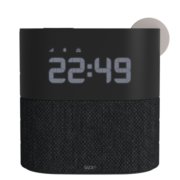 SACKit - WAKEit Multifunctional Clock Radio - Pearl