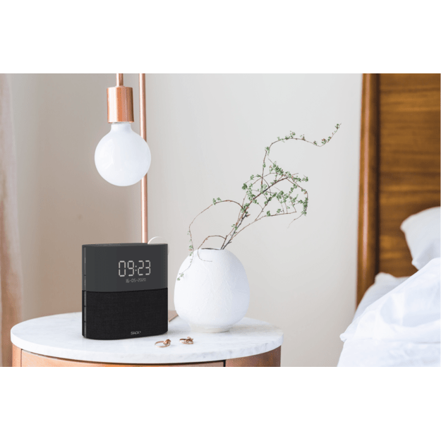 SACKit - WAKEit Multifunctional Clock Radio - Pearl