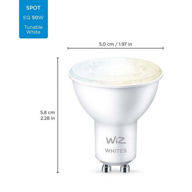 WiZ - Spot GU10 Tunable white - Smart Home