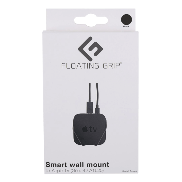 Floating Grip Apple TV Gen. 4 Wall Mount Black