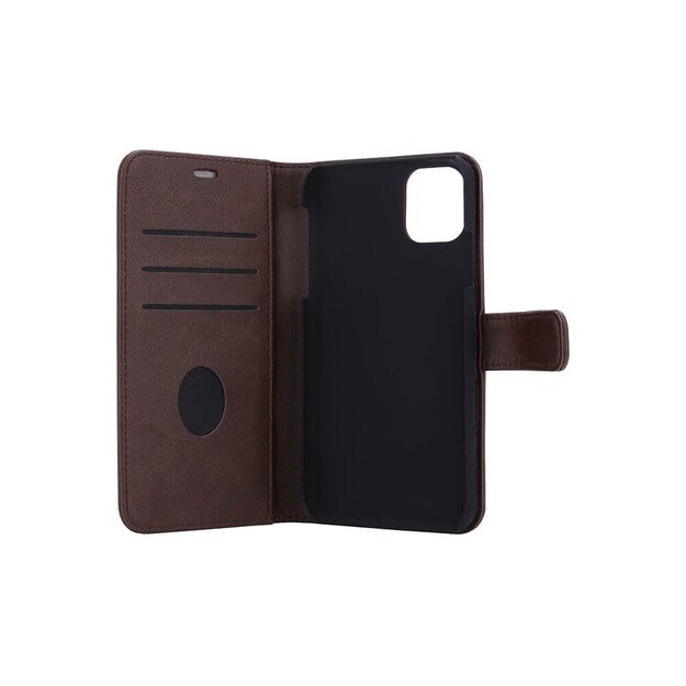 RadiCover - Radiation Protection Wallet PU iPhone 12 Mini Flipcover - Brown