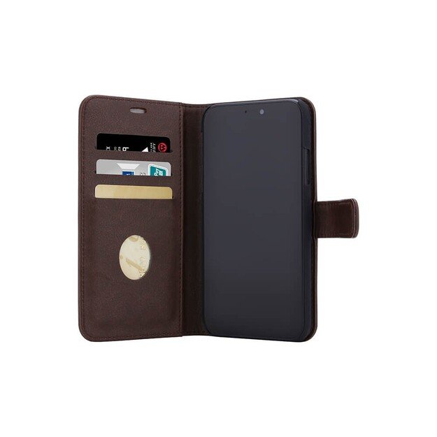 RadiCover - Radiation Protection Wallet PU iPhone 12 Mini Flipcover - Brown