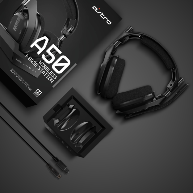 ASTRO - A50 Wireless + Base Station for PlayStation® 4/PC - PS4 GEN4