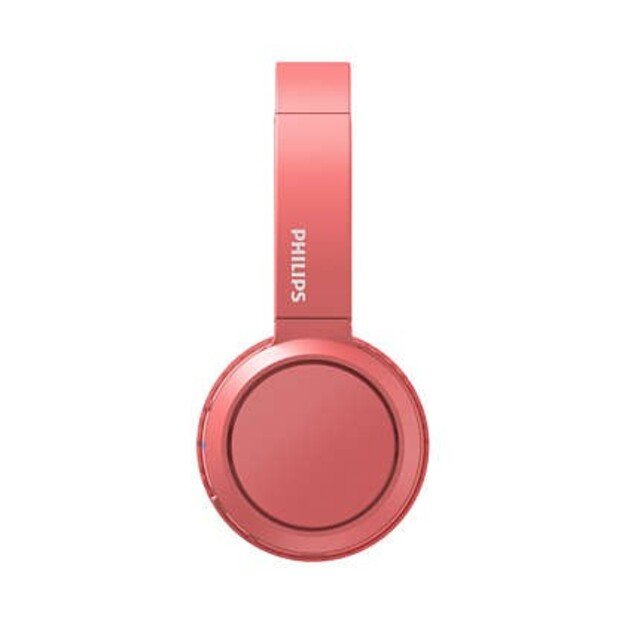 Philips Audio - On-ear Wireless Headphones - Red