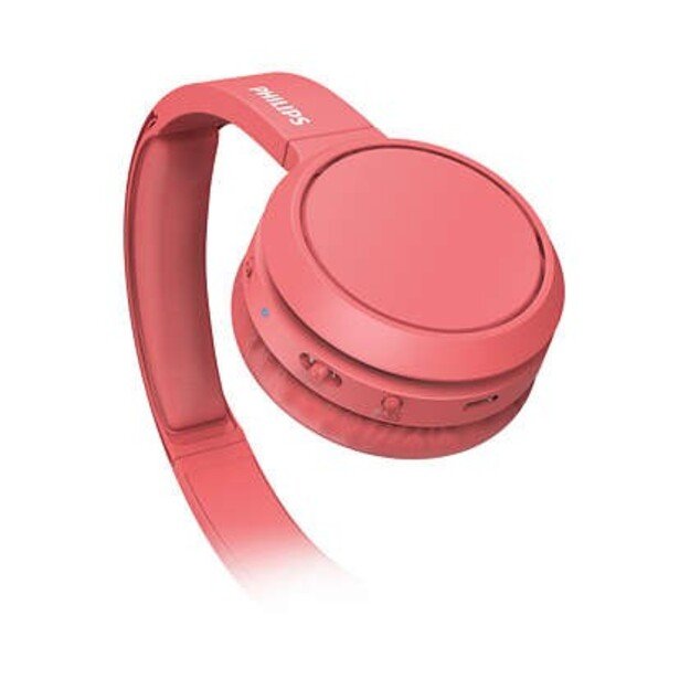 Philips Audio - On-ear Wireless Headphones - Red