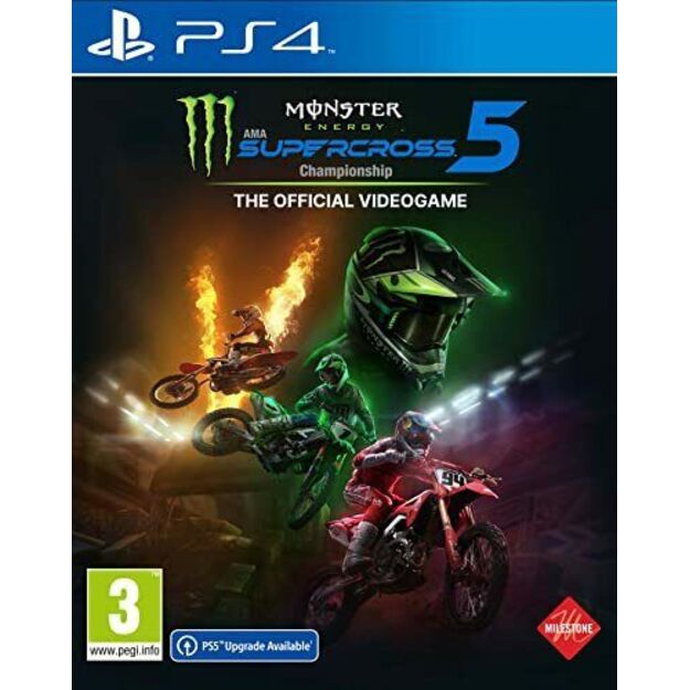 Monster Energy Supercross - The Official Videogame 5
      
        - PlayStation 4