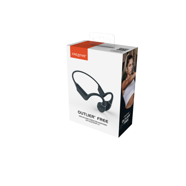 Creative - Outlier Free Bone Conductor Headphones, Black