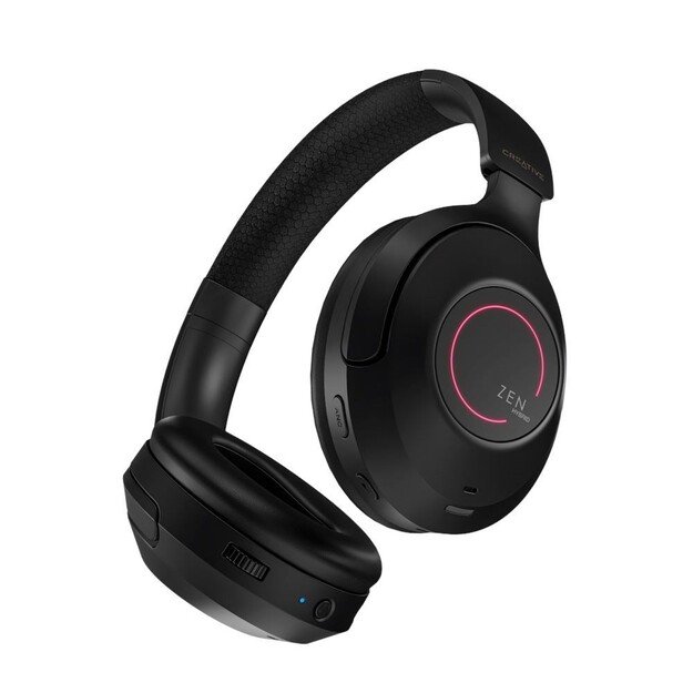 Creative - Zen Hybrid Pro Wireless Over-Ear Headphones ANC - Black