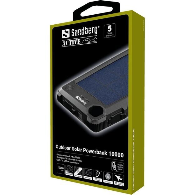 Sandberg - Outdoor Solar Powerbank 10000