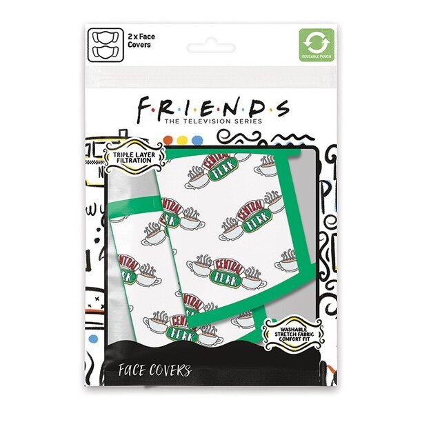 Friends Central Perks washable face mask