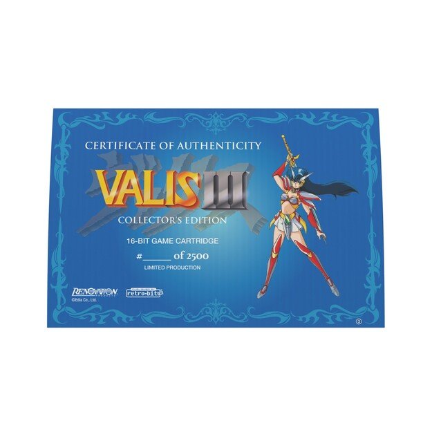 Valis III (Collector’s Edition)
      
        - Sega Mega Drive