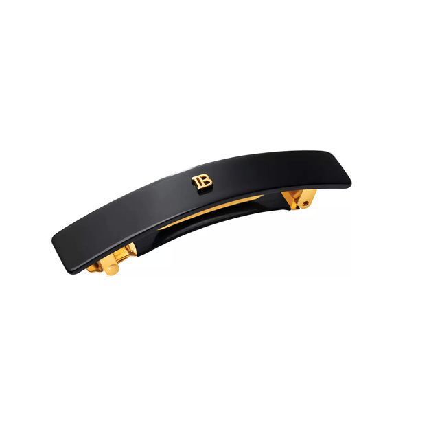 Balmain Paris - Cellulose Acetate Barrette pour Cheveux Medium Black