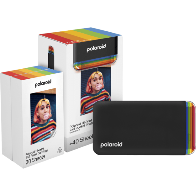 Polaroid - Hi-Print Gen 2 E-Box Printer - Black