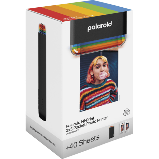 Polaroid - Hi-Print Gen 2 E-Box Printer - Black