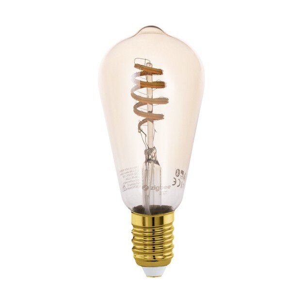 EGLO - E27 ST64 spiral, amber - TW - Zigbee, Bluetooth